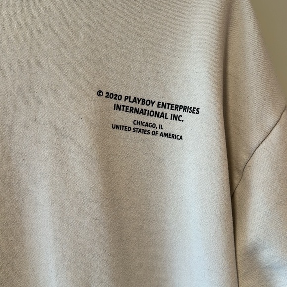 Playboy cream hoodie - Picture 2 of 3